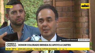 Honor Colorado brinda su apoyo a Cartes