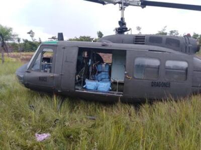 Droga incautada en Puentesiño.