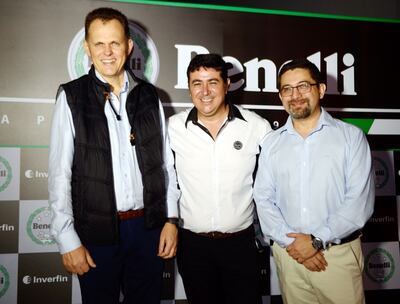 Ricardo Janzen, Roberto Arrúa y Randy Aguilera.