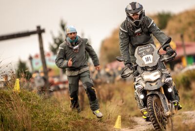 Freddy Kehler en una de las tantas pruebas que se tuvo durante los ocho días de competencia.