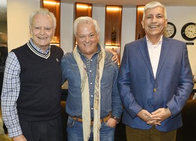Franklin Kennedy, Armodio Arce y Claudio Rodríguez.