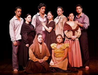 Una de las representaciones teatrales que se hicieron en nuestro país de la obra “Bodas de Sangre”, de Federico García Lorca, cuyo libro forma parte de la colección que edita ABC junto con la editorial El Lector.