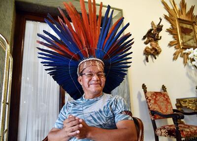 Jonas Marcolino, cacique de la etnia amazónica Macuxi, lamenta la exclusión de quienes piensan liberalmente.