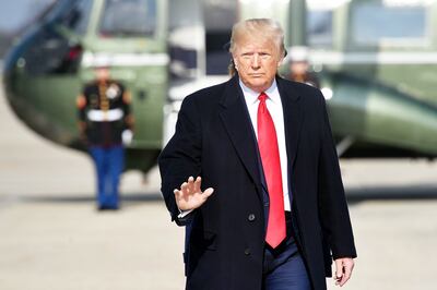 Donald Trump, presidente de los Estados Unidos.