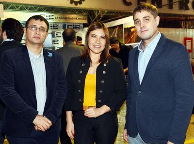 Alejandro Bellón, Shirley Lezcano y Danilo Bellón.