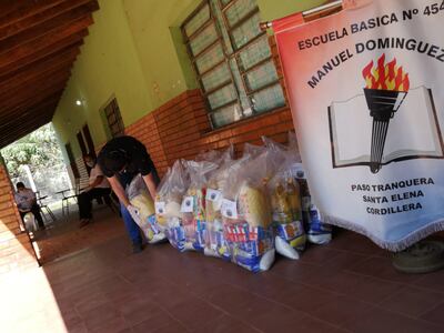 La entrega de alimentos se realizará a los alumnos cuatro escuelas de Santa Elena.