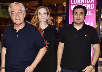 Carlos Jorge Biedermann, Pelusa Clebsch de Biederman y Guillermo Biedermann.