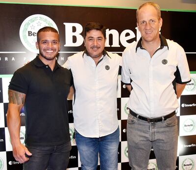 Diego Portillo, Roberto Arrúa y Mario Weichselberger.