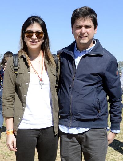 Rosa Salinas y Adan Yaffar.