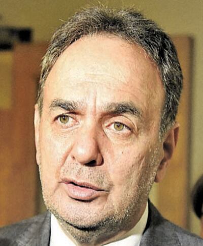 Senador Juan Darío Monges (ANR-cartista), presidente de la Comisión de Asuntos Constitucionales.