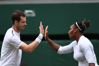 Andy Murray y Serena Williams