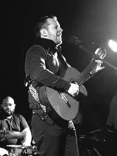 El cantante Aldo Franco.