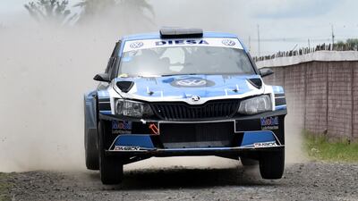 Pedro Fadul y Hans Thiede son los campeones en la general y la Clase RC2 del certamen Regional de Súper Rally y Súper Prime del CPV, con el Skoda Fabia R5.