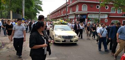 Familiares y amigos despidieron a Julito Romero.