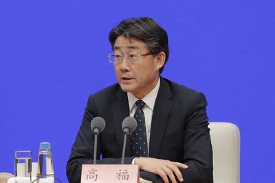 El director del Centro de Control y Prevención de Enfermedades del país, Gao Fu.