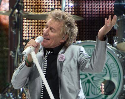 El cantante británico Rod Stewart.