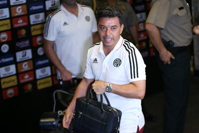 Marcelo Gallardo, entrenador de River Plate de Argentina.