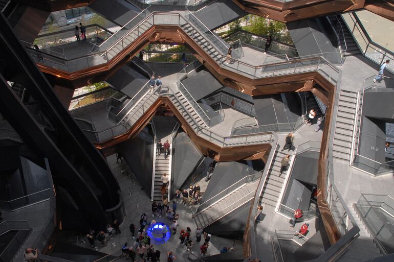 El nuevo barrio de Manhattan está construido sobre una plataforma gigante.