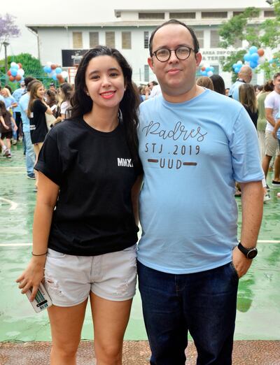 Ximena y Daniel Vera.