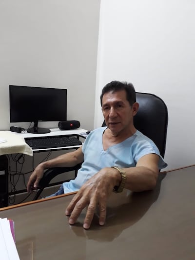 El Dr. Sixto Barrios, de la clínica San Antonio, negó que en su centro haya una persona con coronavirus.