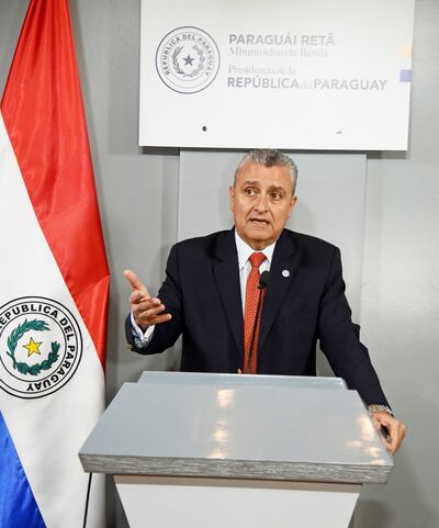 El jefe de Gabinete de la Presidencia ministro Juan Ernesto Villamayor recalcó la intención permanente de juicio político.