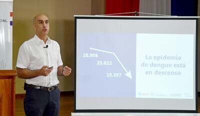 El ministro Mazzoleni informó que hay una baja en la notificación de casos. Además, que el número de muertes ascendió a 34.