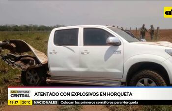 Atentado con explosivos en Horqueta