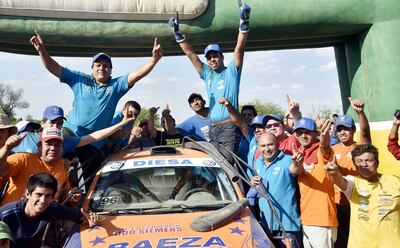 Nicolás Baeza ganó la RC5 en el Transchaco Rally y sumó los puntos que le otorgaron el título de manera anticipada.