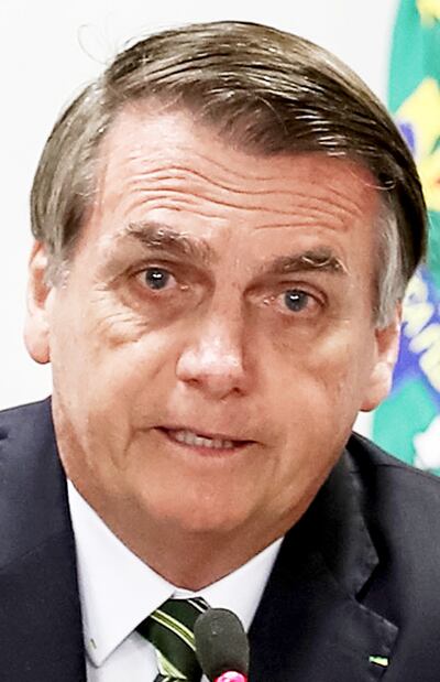 Jair Bolsonaro, presidente del Brasil.