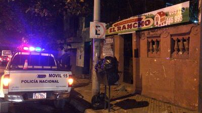 Local gastronómico "El rancho", asaltado por malvivientes.