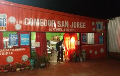 Local en el que el pasado 14 de setiembre de 2019 se perpetró el homicidio del comerciante Carlos Delvalle, cuya autoría moral se le atribuye al edil departamental Benjamín Adaro Monzón.