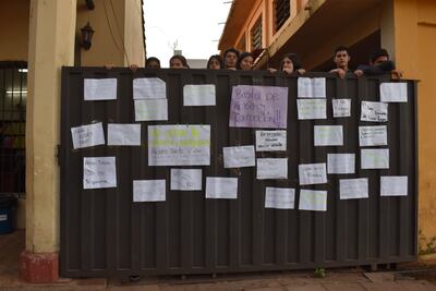 La toma comenzó el 26 de agosto pasado.