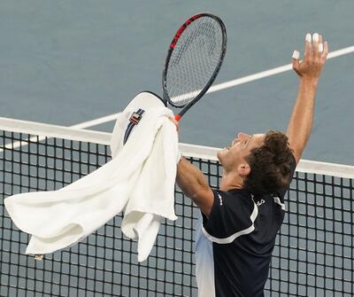 Diego Schwartzman, de Argentina, celebra la clasificación. EFE