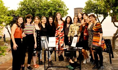 El equipo de Revista Encuadra el día del lanzamiento de la publicación que puede verse en línea.