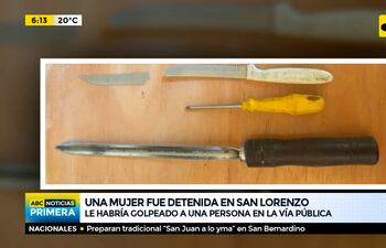 San Lorenzo: capturan a mujer que atacó a una trabajadora