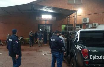 El supuesto sicario quedó internado en el Hospital Regional de Pedro Juan Caballero.