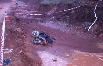 Motociclista fallece en camino Acahay Quiindy