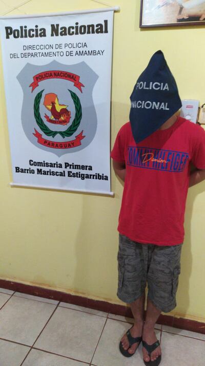 El detenido cuenta con antecedentes por homicidio.