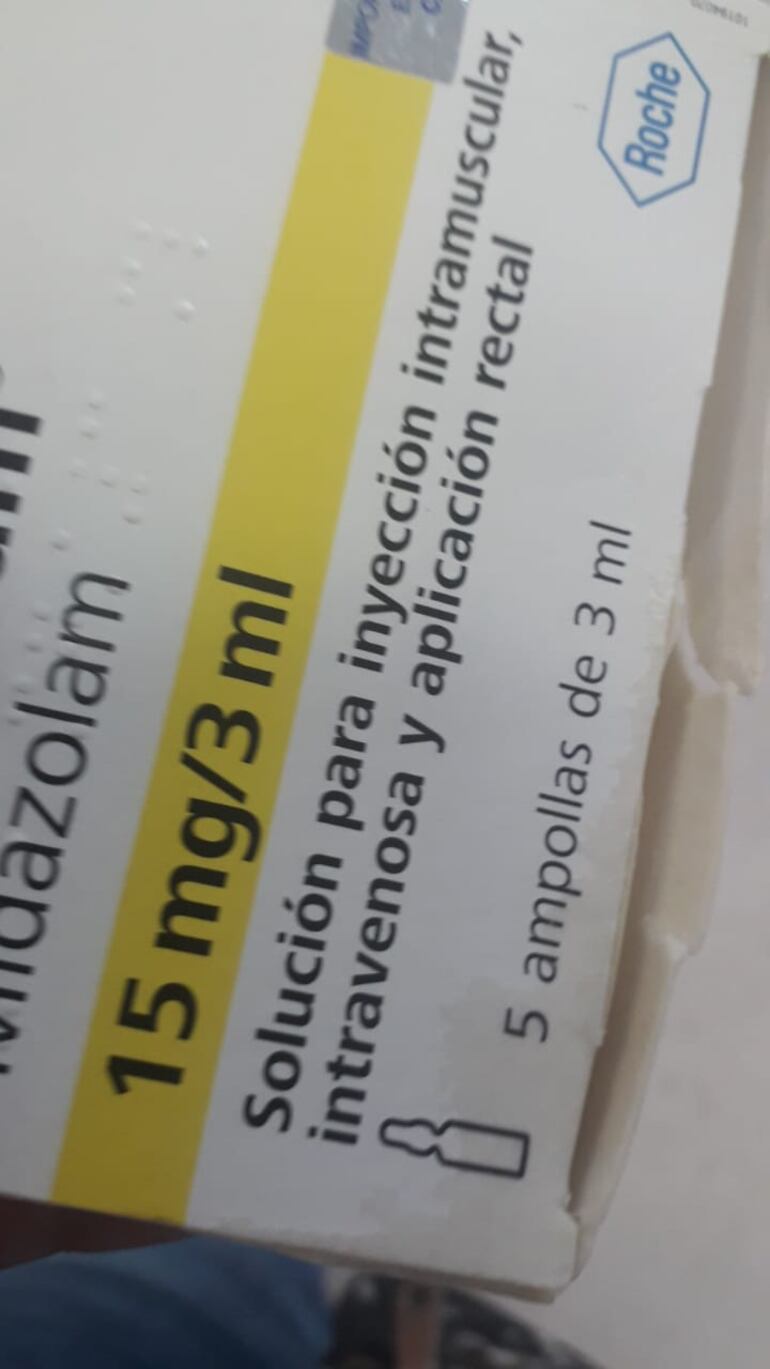 Fotografía del medicamento que tomó la hermana dentro de la farmacia del IPS demuestra que no es cierto que existe un faltante.