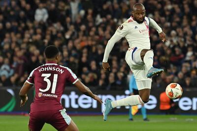 El West Ham y el Lyon empataron a un gol