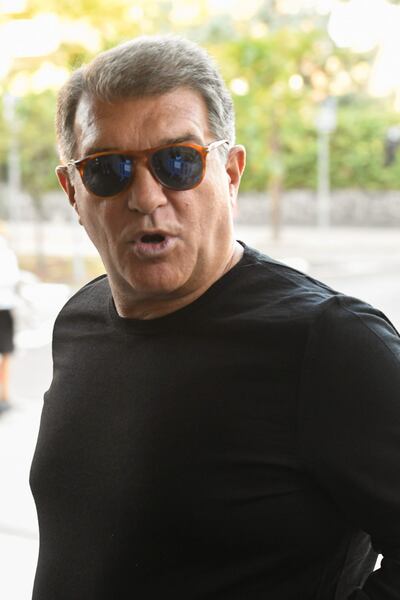 Joan Laporta, presidente del club Barcelona de España.