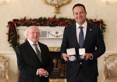 El primer ministro entrante de Irlanda y el líder del partido Fine Gael, Leo Varadkar.