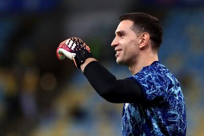 Emiliano Martínez, arquero de la selección argentina.