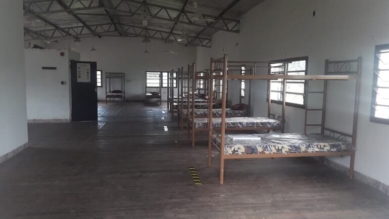 Habilitan primer albergue para connacionales en San Pedro.