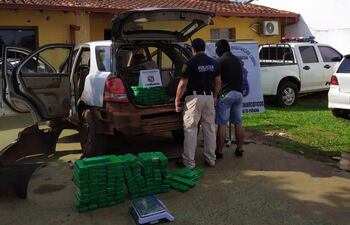 El sindicado había sido detenido con la carga de más de 90 kilos de droga.