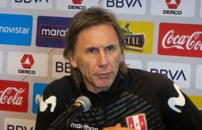 Ricardo Gareca, entrenador de la selección de Perú.