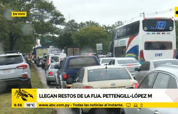 Llegaron los restos de la familia Pettengil-López Moreira