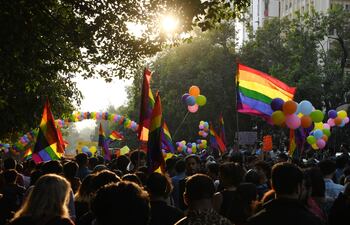Miembros de la comunidad LGBT de la India. (AFP)