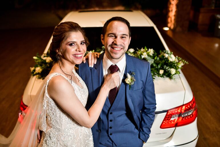 Katherine Duré y César Bernal se casaron.