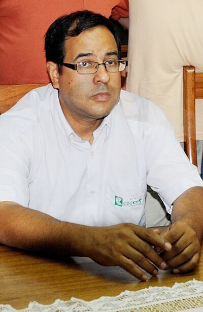 Alcides Acosta, presidente de la actualidad de la Federación Paraguaya de Bochas.